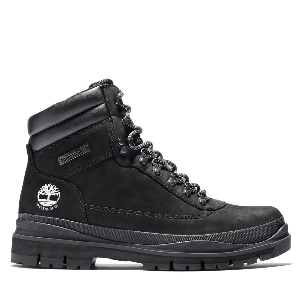 Timberland Μποτες Χιονιού Ανδρικα Μαυρα - Field Trekker Waterproof - Greece 9450176-SB